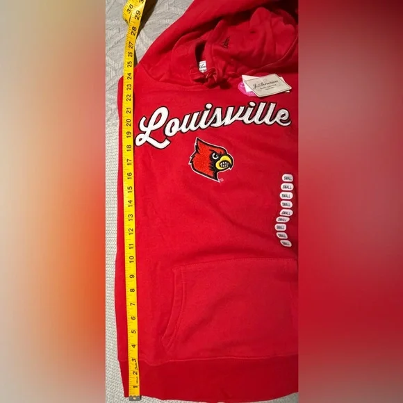 Red Louisville Hoodie - Picture 11 of 14